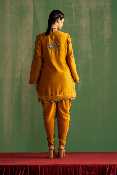Vanya Mustard Tulip Pant Set